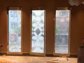 Magisches intelligentes Glas mit unterschiedlichen Mustern